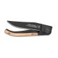 Laguiole Liner lock pocket knife black blade olive wood handle big size 1.60.142.89N